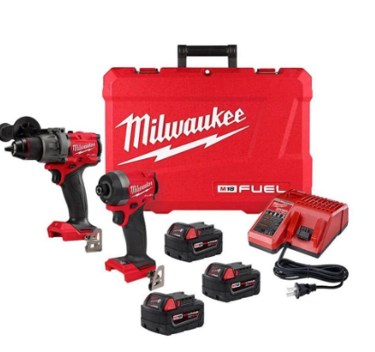 Milwaukee M18 FUEL 18- V Lithium-Ion Brushless Cordless Hammer Drill and Impact